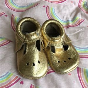 Gold Freshly Picked Moccasins